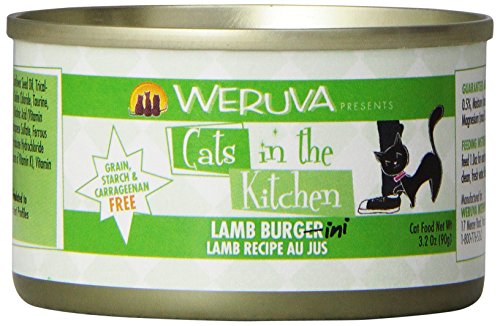 0885153959463 - WERUVA CATS IN THE KITCHEN LAMB BURGERINI CAT FOOD (3.2 OZ (24 CAN CASE))