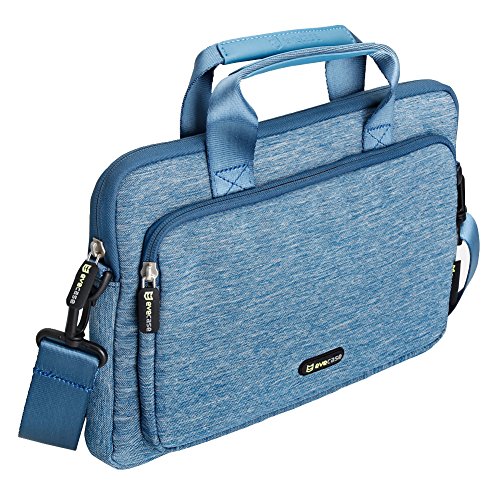 0885157598705 - SURFACE PRO 4 BRIEFCASE BAG, EVECASE SUIT FABRIC MULTI-FUNCTIONAL NEOPRENE BRIEFCASE CASE TOTE BAG - BLUE FOR MICROSOFT SURFACE PRO 3 AND SURFACE PRO 4 TABLET PC