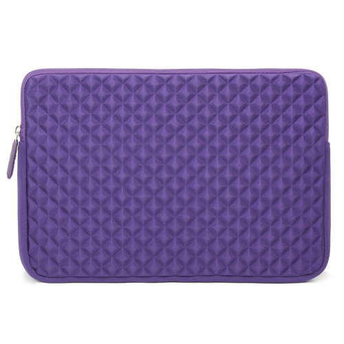 0885157938464 - EVECASE PREMIUM NEOPRENE SLEEVE CASE TRAVEL CARRYING STORAGE COMPUTER BAG FOR ACER ASPIRE SWITCH 11 SW5-171/ SW5-111 11.6'' HD DETACHABLE 2 IN 1 TOUCHSCREEN LAPTOP TABLET PC - PURPLE