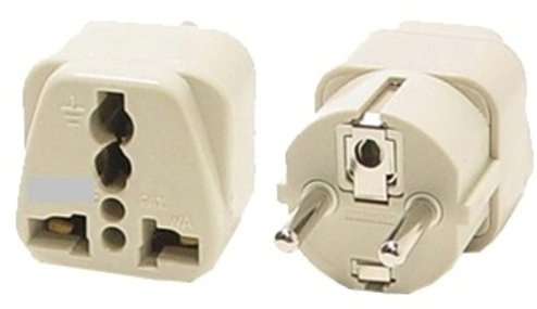0088515875917 - VCT VP-109 UNIVERSAL TRAVEL GROUNDED PLUG ADAPTER FOR GERMANY, SPAIN, NETHERLANDS, RUSSIA