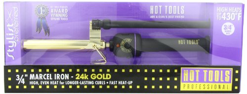 0885159577050 - HOT TOOLS HT1105 REGULAR PROFESSIONAL MARCEL CURLING IRON WITH MULTI HEAT CONTROL, 3/4 INCHES