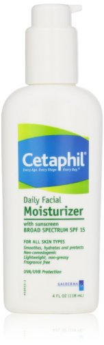 0885161773808 - CETAPHIL FRAGRANCE FREE DAILY FACIAL MOISTURIZER, SPF 15, 4-OUNCE BOTTLES (PACK OF 2)