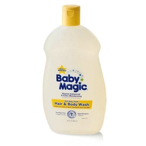 0885164271707 - BABY MAGIC HAIR & BODY WASH - SOFT BABY SCENT: 16.5 OZ