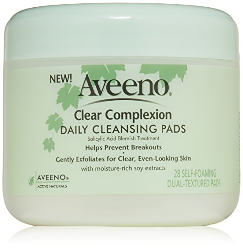 8851661480609 - AVEENO ACTIVE NATURALS CLEAR COMPLEXION DAILY CLEANSING PADS, 28 COUNT