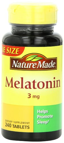 0885166957586 - NATURE MADE MELATONIN TABLETS, VALUE SIZE, 3 MG, 240 COUNT