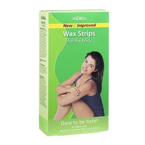 0885168842484 - ANDREA WAX STRIPS FOR THE BODY 20 APPLICATIONS