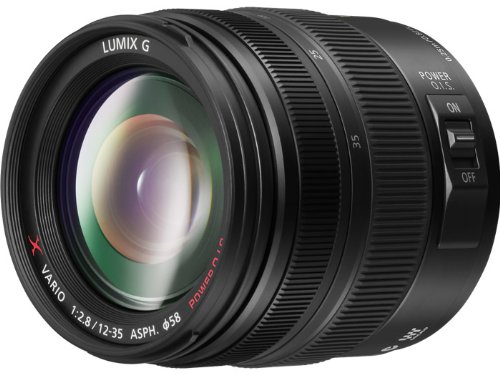 0885170087217 - PANASONIC X SERIES H-HS12035 LUMIX G 12-35MM F2.8 ASPH LENS WITH FRONT AND REAR LENS CAP, HOOD AND STO