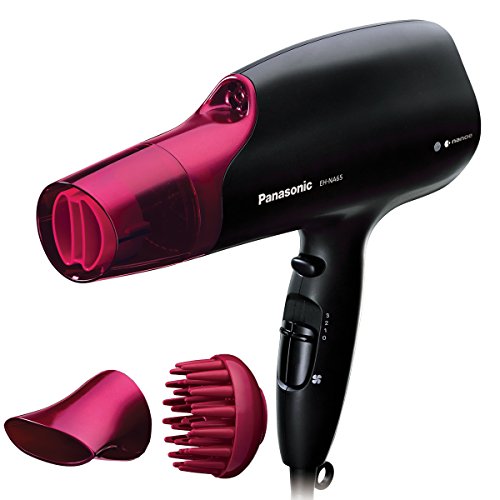 0885170140059 - PANASONIC HAIR DRYER WITH NANOE TECHNOLOGY AND 3 ATTACHMENTS INCLUDING QUICK-DRY NOZZLE, FOR SMOOTH, SHINY HAIR AND PROFESSIONAL RESULTS , EH-NA65-K