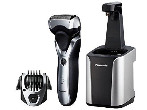 0885170229044 - PANASONIC ES-RT97-S MEN'S ELECTRIC SHAVER AND TRIMMER WITH CLEANING SYSTEM, SILVER