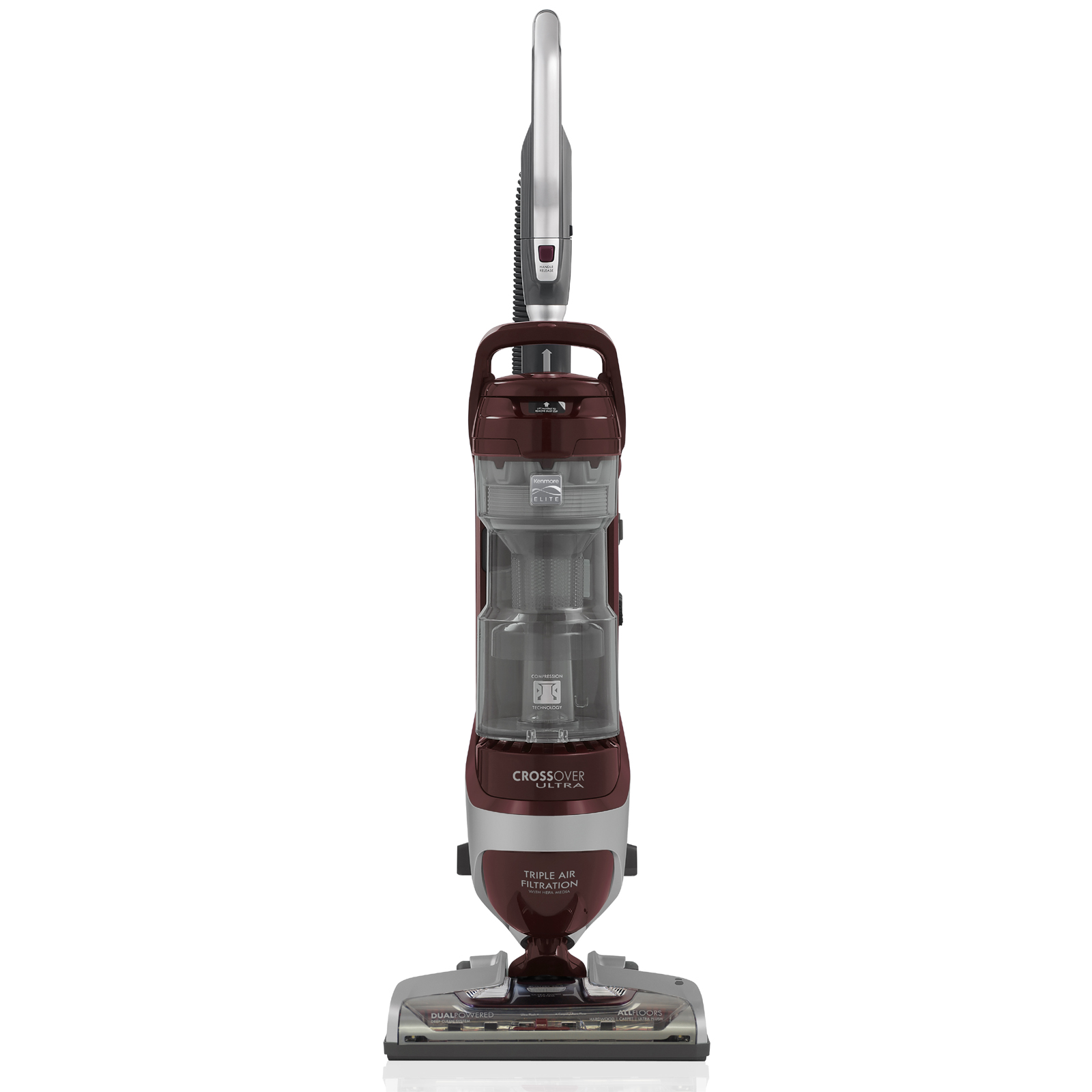 0885170235045 - 10335 CROSSOVERULTRA&#8482; BAGLESS UPRIGHT VACUUM CLEANER- SILVER/ CHERRY