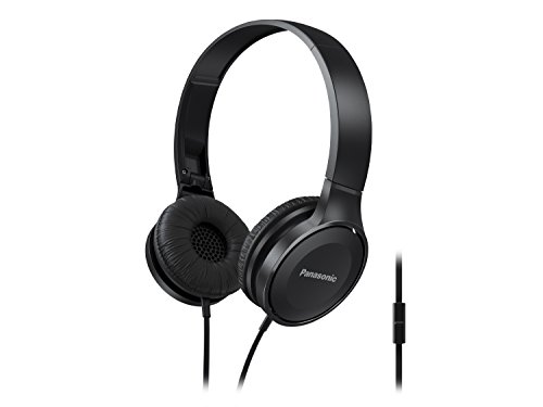 0885170274679 - PANASONIC BEST IN CLASS OVER-THE-EAR STEREO HEADPHONES RP-HF100M-K (BLACK) INTEGRATED MIC AND CONTROLLER, TRAVEL-FOLD DESIGN, MATT FINISH, IPHONE, ANDROID COMPATIBLE