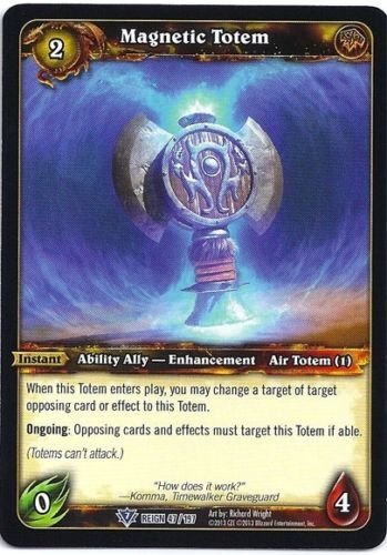 8851770472984 - WORLD OF WARCRAFT WOW TCG REIGN OF FIRE : MAGNETIC TOTEM X 4