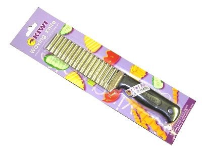 8851771114609 - KIWI STAINLESS STEEL FOOD DECORATION CRINKLE CUT KNIFE - PRODUCT OF THAILAND