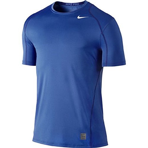 0885179958471 - NIKE PRO COOL FITTED (MEDIUM, GAME ROYAL/DEEP ROYAL BLUE/WHITE)
