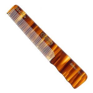 0885180585680 - KENT - THE HANDMADE COMB - 140MM FINE TOOTHED POCKET COMB MOD#R18T,5.5X3/4