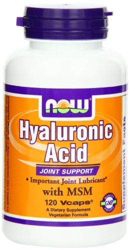 0885181693018 - NOW FOODS HYALURONIC ACID AND MSM, 120-VCAPS