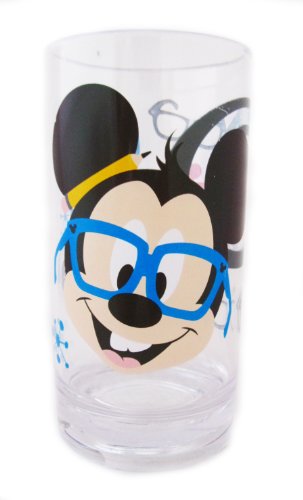 8851844253983 - CUTE KIDS PLASTIC CLEAR GLASS DISNEY MICKEY MOUSE FROM THAILAND PACK OF 2