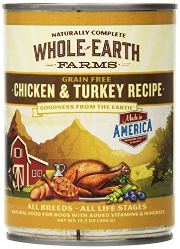 0885185207501 - WHOLE EARTH FARMS CHICKEN AND TURKEY RECIPE, 12.7-OUNCE, PACK OF 12