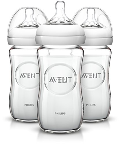 0885188166140 - PHILIPS AVENT NATURAL GLASS BOTTLE, 8 OUNCE (PACK OF 3)