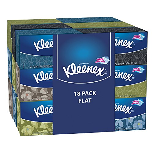 0885188871198 - KLEENEX EVERYDAY FACIAL TISSUES, HIGH COUNT FLAT, 210 CT, (PACK OF 18)