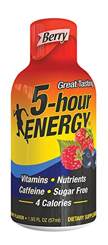 0885189801613 - 5 HOUR ENERGY DRINK SHOT, BERRY, 12 COUNT