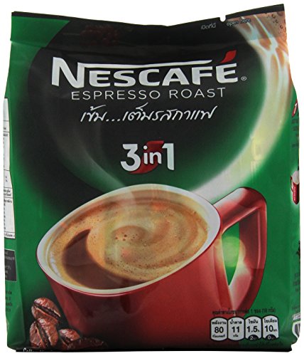 8851900728561 - NESCAFE ESPRESSO ROAST 3 IN 1 INSTANT COFFEE, 27-COUNT