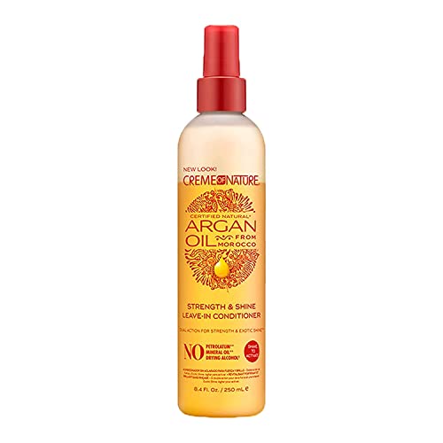 0885190592227 - CREME OF NATURE ARGAN OIL, STRENGTH AND SHINE LEAVE IN CONDITIONER 8.4 FL OZ