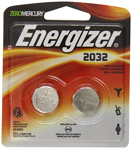 0885191441036 - ENERGIZER WATCH/ELECTRONIC BATTERIES, 3 VOLTS, 2032, 2 BATTERIES (LITHIUM BUTTON CELL)