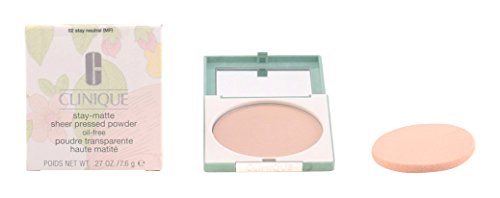 8851947826886 - CLINIQUE STAY-MATTE SHEER PRESSED POWDER, 02 STAY NEUTRAL, 0.27 OUNCE