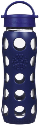 0885196366266 - LIFEFACTORY 22-OUNCE BEVERAGE BOTTLE, MIDNIGHT BLUE