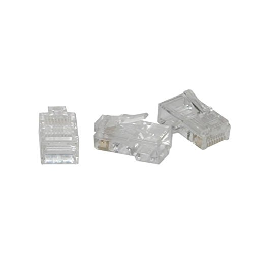 0885197758350 - C2G / CABLES TO GO 01940 RJ45 CAT5 8 X 8 MODULAR PLUG FOR FLAT STRANDED CABLE (50 PACK)