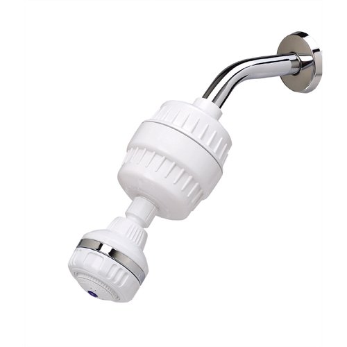 0885203382890 - SPRITE HO-WH-M UNIVERSAL SHOWER FILTER AND 3 SETTING SHOWER HEAD, WHITE
