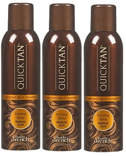 0885204972656 - BODY DRENCH QUICK TAN * 3 - PACK * INSTANT SELF-TANNING SPRAY * 6 OZ CAN NEW PACKAGING
