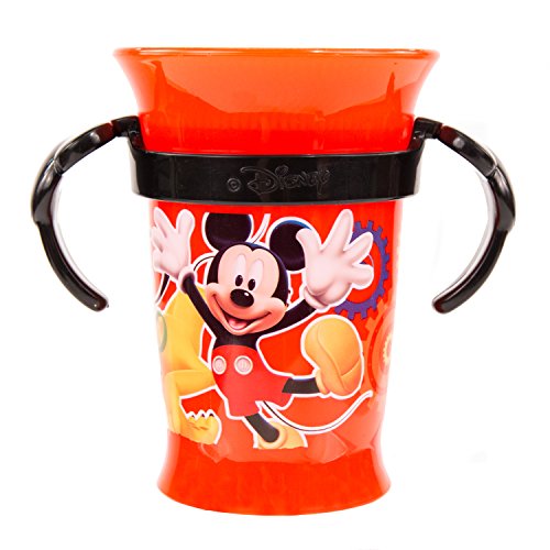 0885209811103 - DISNEY MICKEY MOUSE GROW UP CUP, RED, 7 OUNCE