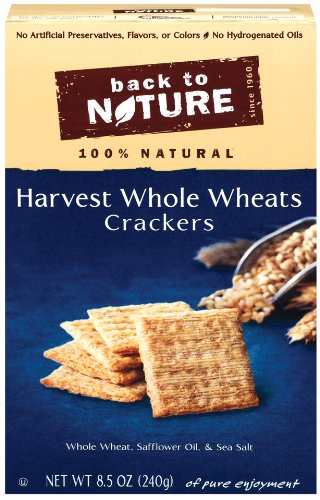 0885214857424 - BACK TO NATURE HARVEST WHOLE WHEATS CRACKERS, 8.5-OUNCE BOXES (PACK OF 12)