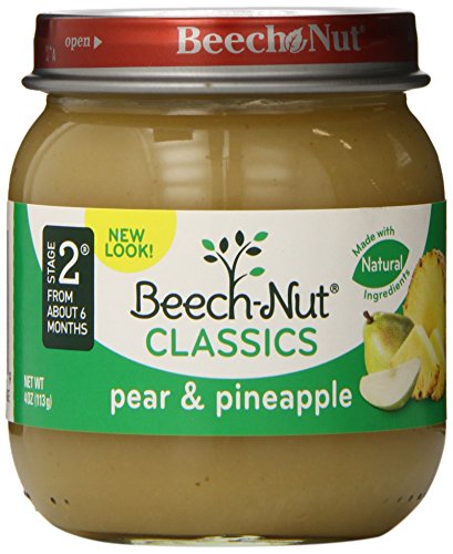 0885215444838 - BEECH-NUT CLASSICS, PEAR & PINEAPPLE, 4 OUNCE (PACK OF 10)