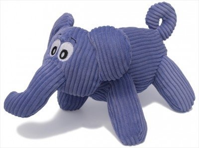 0885219781748 - CHARMING PET PRODUCTS DCA79984L LATEX CORDUROY BALLOON DOG TOY, EMMA THE ELEPHANT, LARGE