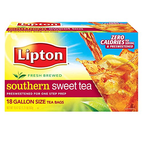 0885221266912 - LIPTON SOUTHERN SWEET TEA, GALLON-SIZE TEA BAGS, 18-COUNT