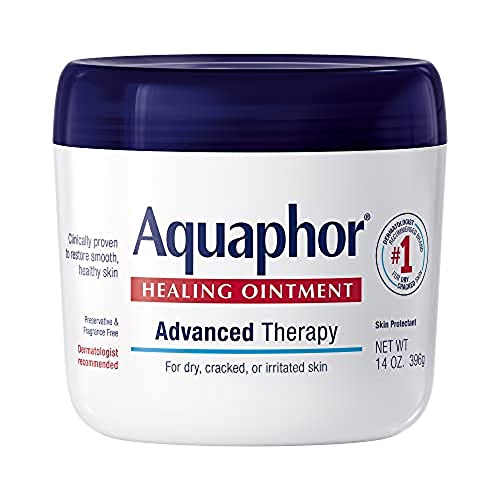 0885222312328 - AQUAPHOR HEALING OINTMENT MOISTURIZING SKIN PROTECTANT FOR DRY CRACKED HANDS HEELS AND ELBOWS USE AFTER HAND WASHING OZ JAR, BA, FRAGRANCE FREE, 14 OUNCE