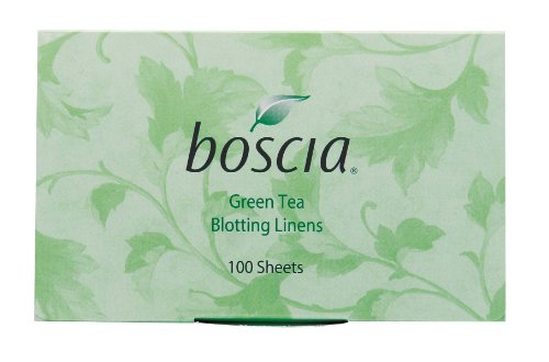 8852255337743 - BOSCIA GREEN TEA BLOTTING LINENS, 100 COUNT