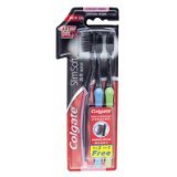 0885226026139 - COLGATE SLIM SOFT CHARCOAL TOOTHBRUSH (PACK OF 3) ULTRA SOFT