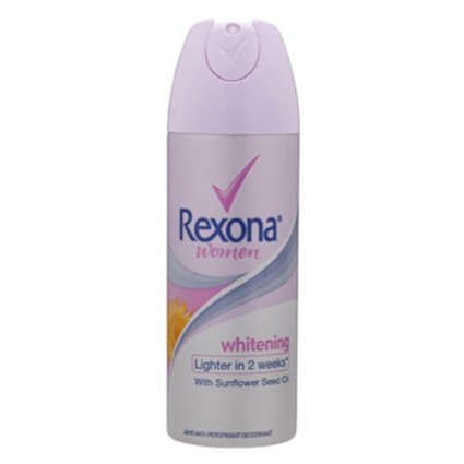 0885227672267 - REXONA WHITENING SPRAY DEODORANT LIGHTER IN 2 WEEKS WITH SUNFLOWER SEED OIL 70 ML (TRAVEL EDITION)