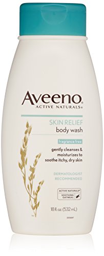 0885228134917 - AVEENO ACTIVE NATURALS FRAGRANCE FREE SKIN RELIEF BODY WASH, SOOTHING OATMEAL, 18 OZ.