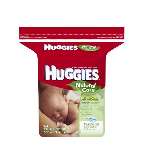 8852320288727 - HUGGIES NATURAL CARE FRAGRANCE FREE BABY WIPES, 552 TOTAL WIPES 736 COUNT (PACK OF 4)