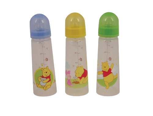 0885244924806 - THE FIRST YEARS 3 PACK DISNEY WINNIE THE POOH NARROW NECK BOTTLE (DISCONTINUED BY MANUFACTURER)