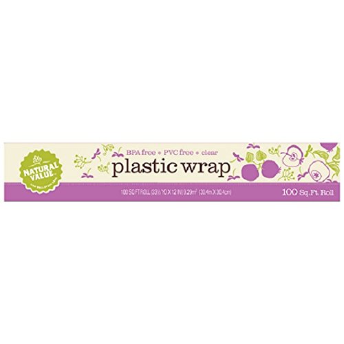 0885252783907 - NATURAL VALUE CLEAR PLASTIC WRAP, 100 FT