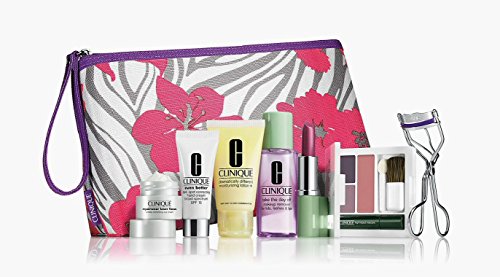 0885258450001 - 2014 FALL BLOOMINGDALES CLINIQUE 8 PCS SPRING SKIN CARE & MAKEUP GIFT SET (A $85 VALUE)