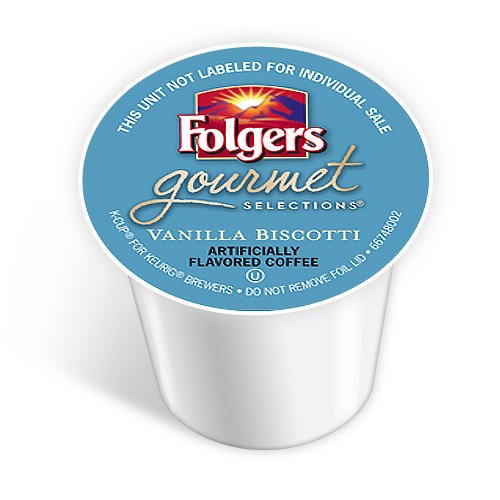 0885258878034 - FOLGERS GOURMET SELECTIONS SINGLE CUP FOR KEURIG BREWERS, VANILLA BISCOTTI, 24 COUNT