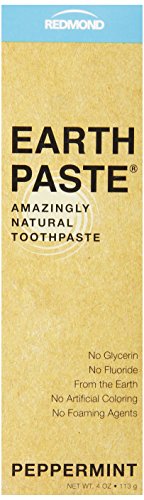 0885259979891 - REDMOND EARTHPASTE TOOTHPASTE, PEPPERMINT, 4 OUNCE
