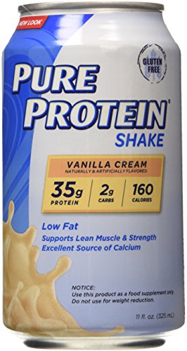 0885260141485 - PURE PROTEIN READY TO DRINK SHAKE 35 GRAMS PROTEIN, VANILLA CREAM, 11 OUNCE (PACK OF 12)